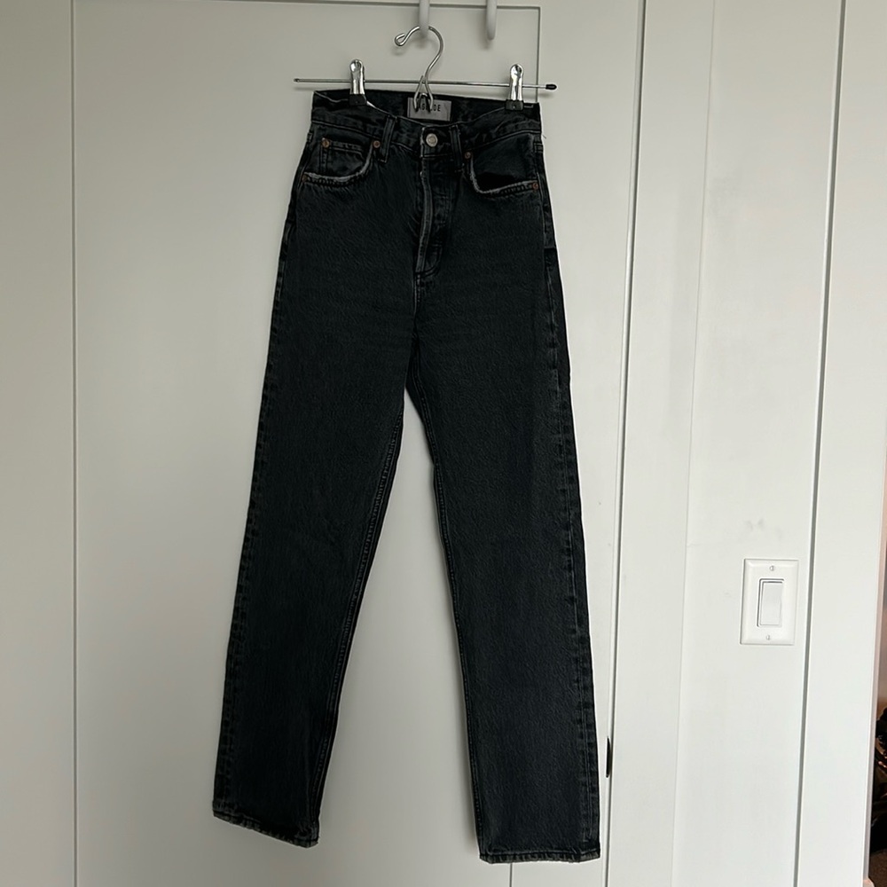 AGOLDE 90s Pinch Waist (size 22!) Black Tea